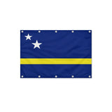 Drapeau de Curaçao format S en polyester avec dix œillets