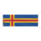 Drapeau d'Åland 8 Oeillets en plusieurs tailles - Pixelforma