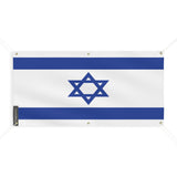 Drapeau d'Israël 6 Oeillets en plusieurs tailles - Pixelforma