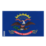 Drapeau dakota du nord polyester œillets à gauche résistant