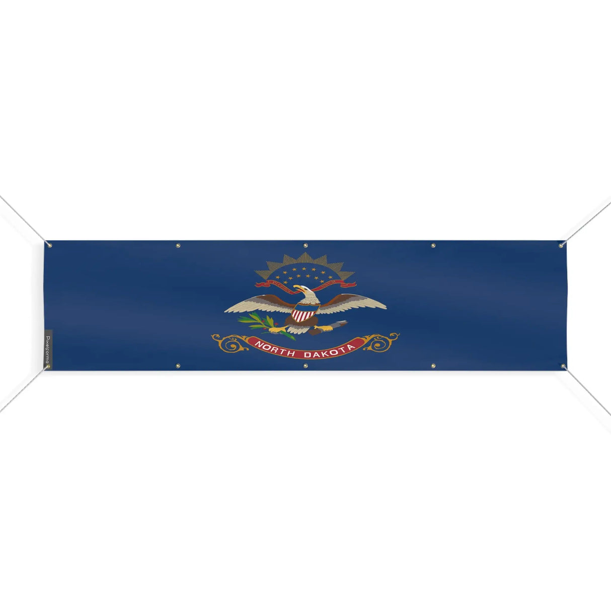 Drapeau dakota du nord polyester résistant aux intempéries