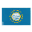 Drapeau dakota du sud polyester résistant œillets à gauche