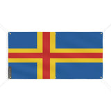 Drapeau d’åland 6 oeillets en plusieurs tailles (m) - pixelforma