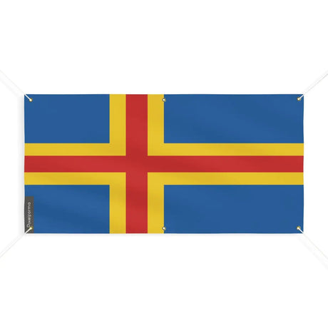 Drapeau d’åland 6 oeillets en plusieurs tailles (m) - pixelforma