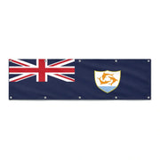Drapeau d'Anguilla grand format XL en polyester avec dix œillets