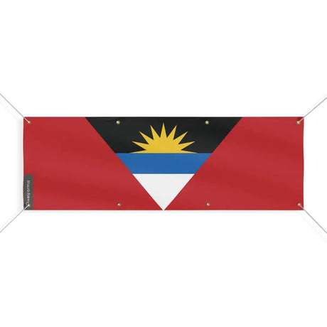 Drapeau d'Antigua-et-Barbuda 8 Oeillets en Plusieurs Tailles (L) - Pixelforma 