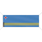 Drapeau d'Aruba 8 Oeillets en Plusieurs Tailles (L) - Pixelforma 