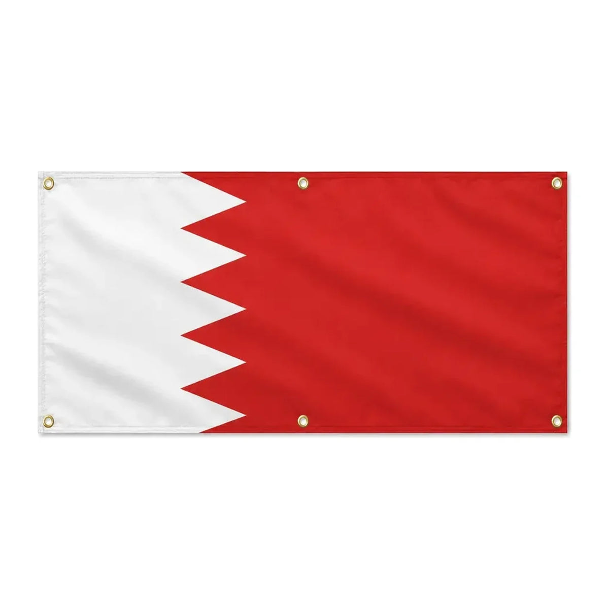 Drapeau bahreïn polyester résistant avec œillets