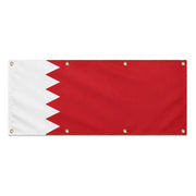 Drapeau bahreïn polyester résistant 8 œillets usage extérieur