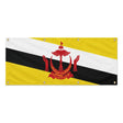 Drapeau brunei polyester résistant aux intempéries œillets