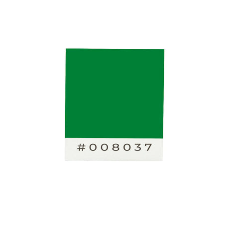Drapeau de bureau vert foncé polyester socle acier inoxydable