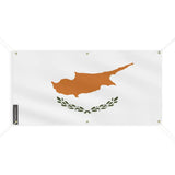 Drapeau de chypre 6 oeillets en plusieurs tailles (m) - pixelforma