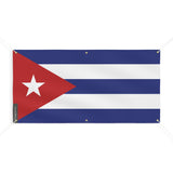 Drapeau de Cuba 6 Oeillets en plusieurs tailles - Pixelforma 