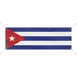 Drapeau de Cuba 8 Oeillets en Plusieurs Tailles (L) - Pixelforma 