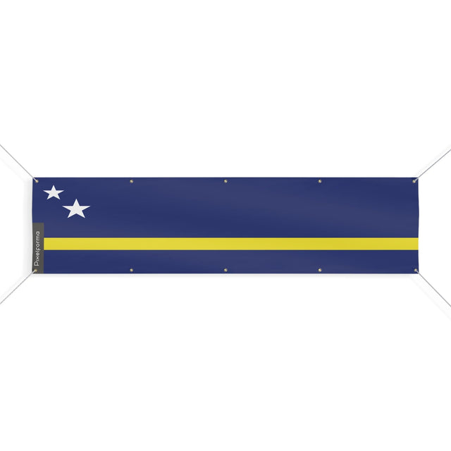 Drapeau de Curaçao 10 Oeillets en plusieurs tailles - Pixelforma