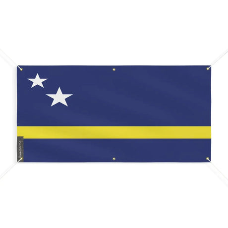 Drapeau de curaçao 6 oeillets en plusieurs tailles (m) - pixelforma