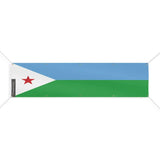 Drapeau de Djibouti 10 Oeillets en Plusieurs Tailles (XL) - Pixelforma 