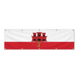 Drapeau de Gibraltar grand format XL en polyester avec dix œillets