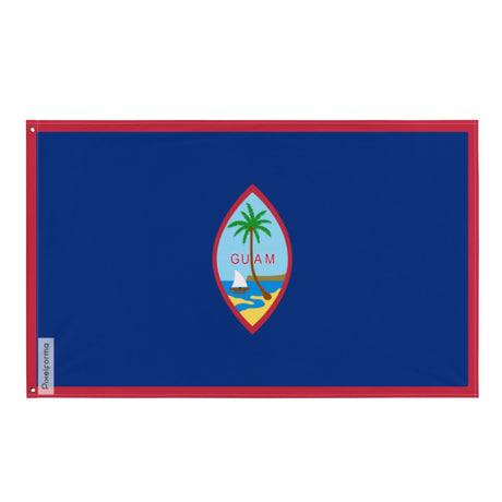 Guam Flag in Multiple Sizes 100% Polyester Print with Double Hem - Pixelforma