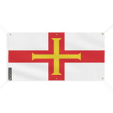 Drapeau de guernesey 6 oeillets en plusieurs tailles (m) - pixelforma