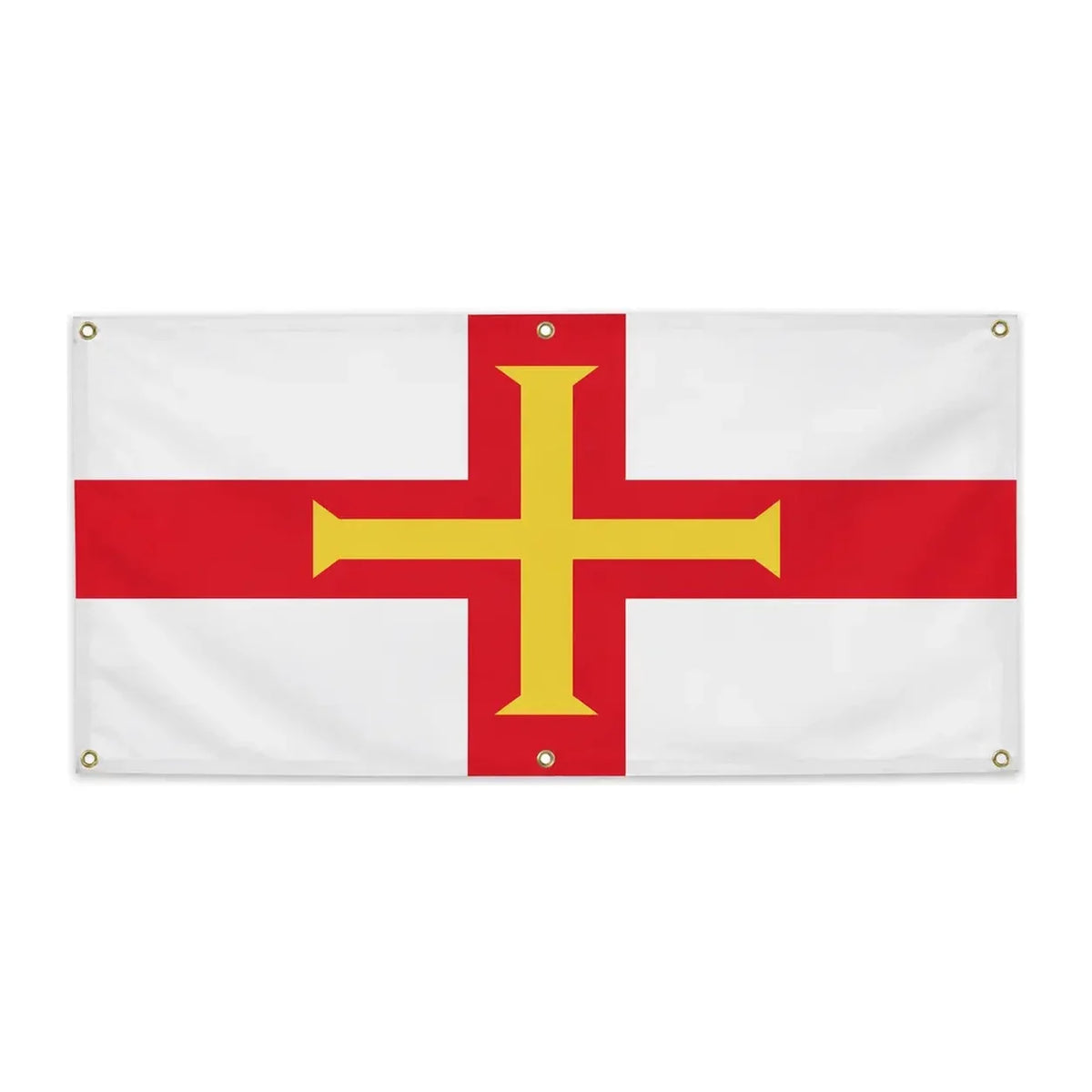 Drapeau guernesey polyester résistant aux intempéries