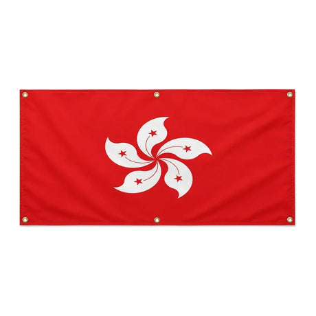 Drapeau hong kong polyester résistant aux intempéries