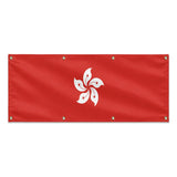 Drapeau hong kong polyester résistant aux intempéries