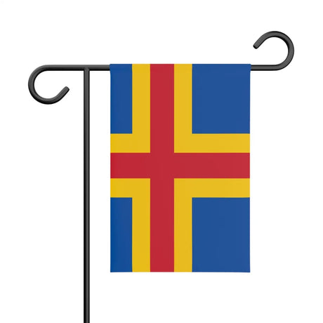 Drapeau de jardin åland en polyester - pixelforma