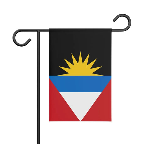 Drapeau de jardin antigua-et-barbuda en polyester - pixelforma