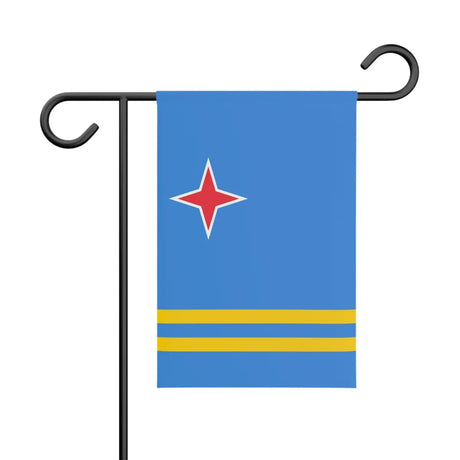 Drapeau de jardin aruba en polyester - pixelforma