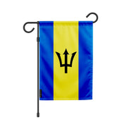 Drapeau de jardin barbade polyester résistant intempéries