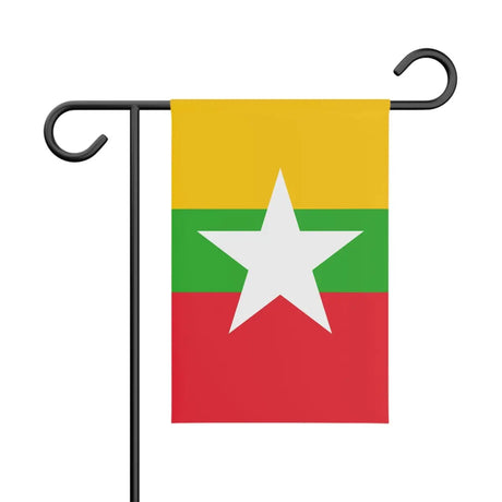 Drapeau de jardin birmanie en polyester - pixelforma