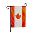 Drapeau de jardin canada polyester résistant horizontal