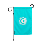 Drapeau de jardin conseil turcique polyester résistant