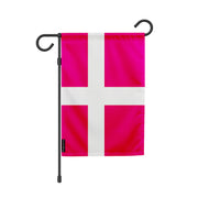 Drapeau de jardin danemark polyester durable horizontal