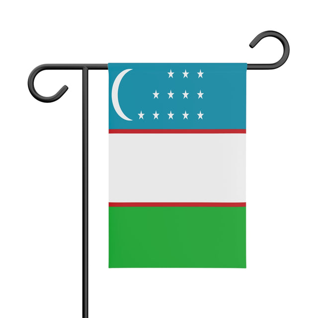 Garden Flag of Uzbekistan - Pixelforma