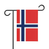 Drapeau de Jardin de Norvège en Polyester - Pixelforma 