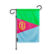 Drapeau de jardin érythrée polyester résistant horizontal