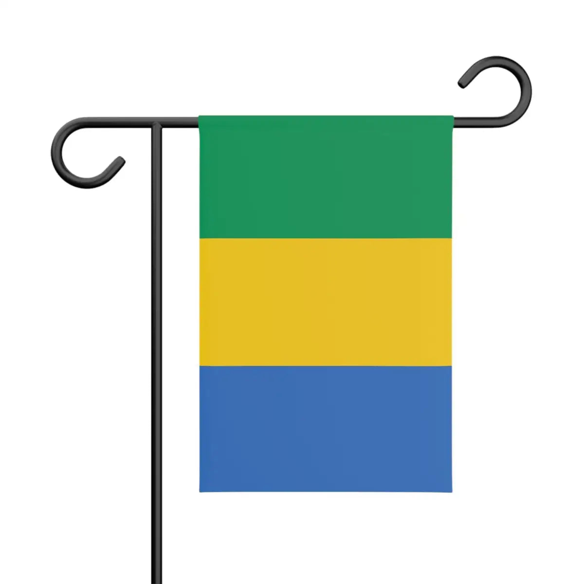 Drapeau de jardin gabon en polyester - pixelforma