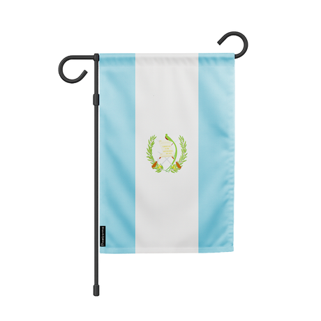 Drapeau de jardin guatemala en polyester - pixelforma