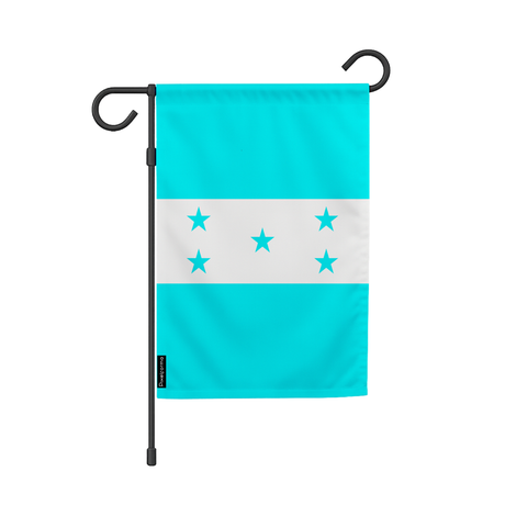 Drapeau de jardin honduras en polyester - pixelforma