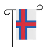 Drapeau de jardin îles féroé en polyester - pixelforma