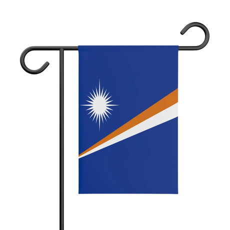 Drapeau de jardin îles marshall en polyester - pixelforma