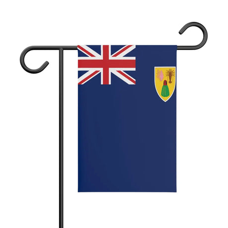 Drapeau de jardin îles turques-et-caïques en polyester - pixelforma