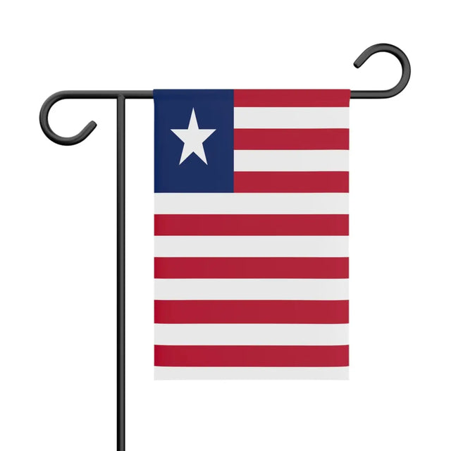 Drapeau de jardin liberia en polyester - pixelforma