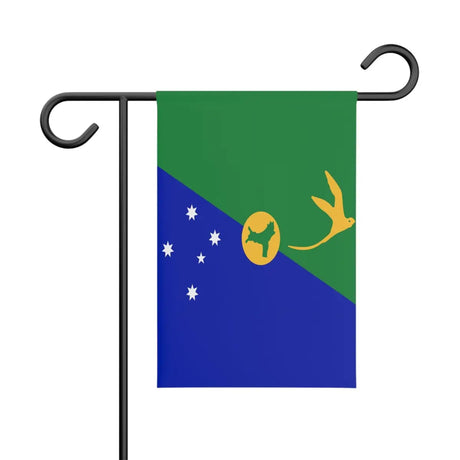 Drapeau de jardin l’île christmas en polyester - pixelforma