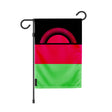 Drapeau de jardin malawi polyester résistant couleurs vives