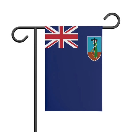 Drapeau de jardin montserrat en polyester - pixelforma