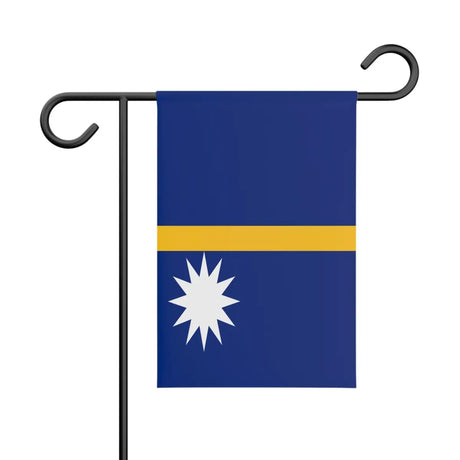 Drapeau de jardin nauru en polyester - pixelforma