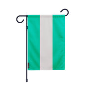 Drapeau de jardin nigeria polyester résistant couleurs vives